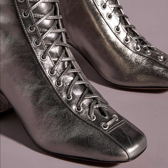 🪐 ISO Schutz Kika Anthropologie Boot Silver 10 🪐 - Picture 3 of 3